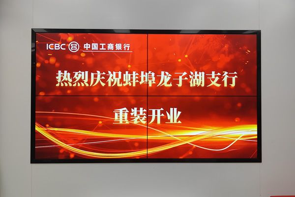 蚌埠市龍子湖支行 - 商顯拼接屏