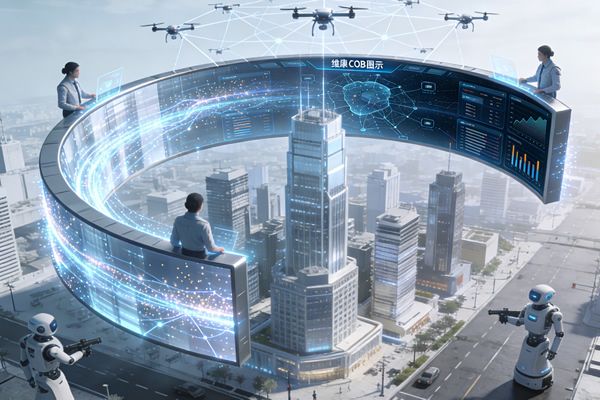 安防產(chǎn)業(yè)數(shù)字化升級(jí)，維康COB顯示屏筑牢智慧安防視覺防線