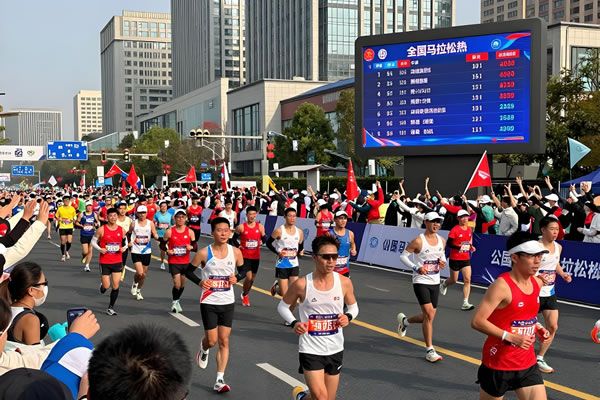 馬拉松熱”席卷全國！LED顯示屏筑牢賽事生命線，維康國際助力城市體育煥新