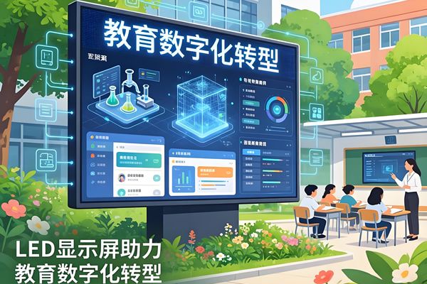 智慧校園建設(shè)提速！LED顯示屏助力教育數(shù)字化轉(zhuǎn)型落地
