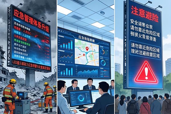 應(yīng)急管理體系升級(jí)！LED顯示屏助力應(yīng)急預(yù)警與處置高效落地
